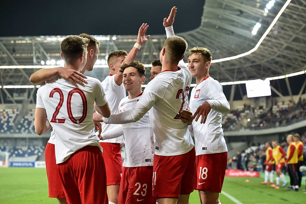 Reprezentacja Polski U20 wygrała z Anglią 2:0 w Bielsku-Białej