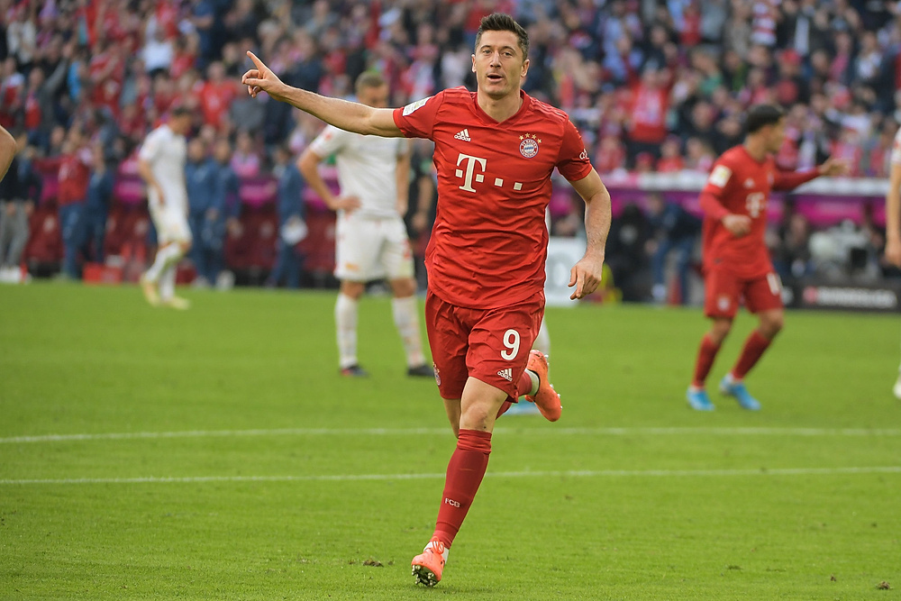 Robert Lewandowski strzelił 2 gole dla Bayernu