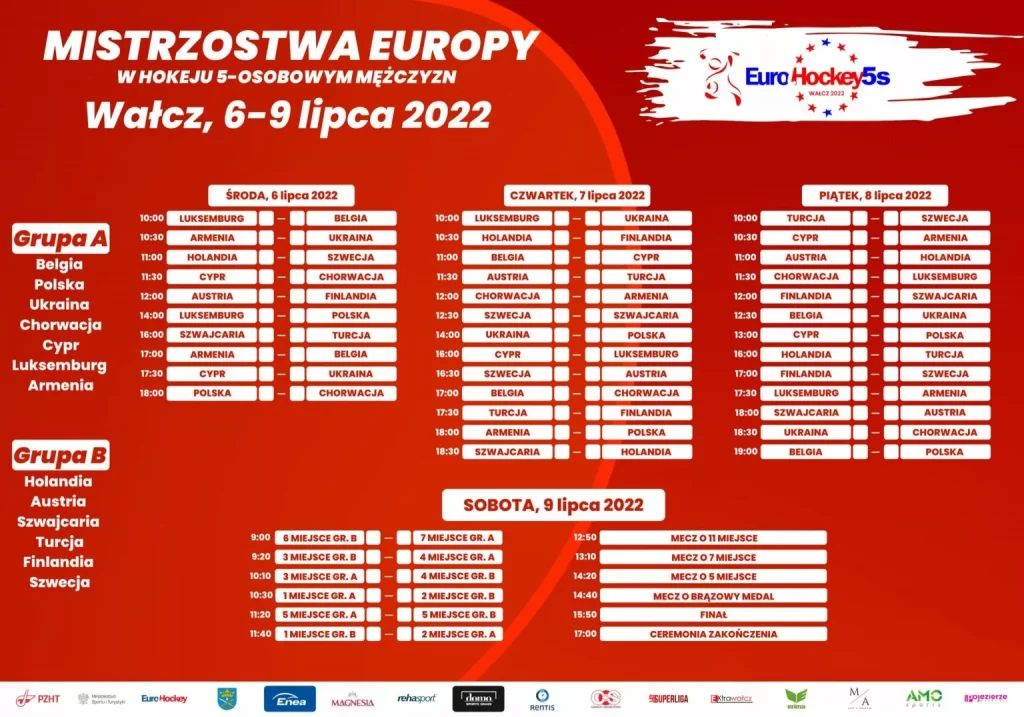 Ruszają Mistrzostwa Europy w Hockey 5s w Wałczu. Polska faworytem?