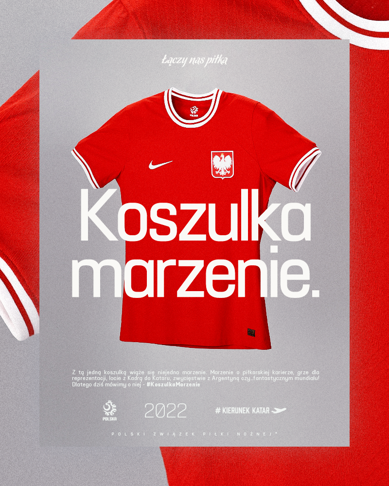 Już wszystko jasne. Tak wyglądają koszulki Polski na Mundial w Katarze!