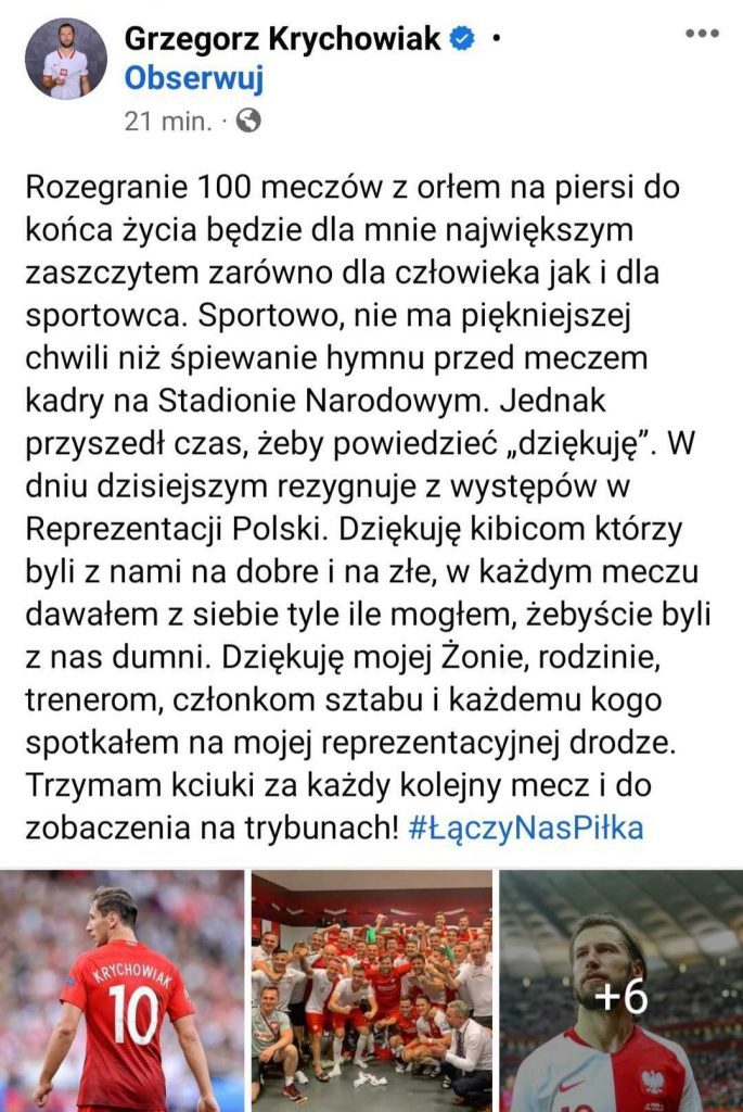 100 meczów i wystarczy. Koniec Grzegorza Krychowiaka w reprezentacji Polski!