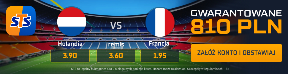 Holandia – Francja typy, kursy, bonus 21.06 | Euro 2024