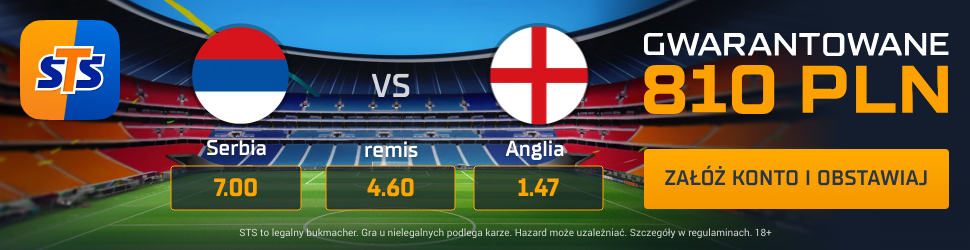 Serbia – Anglia typy, kursy, bonus 16.06 | Euro 2024