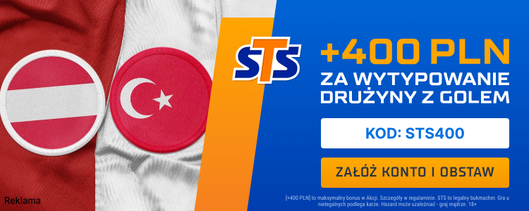 Austria - Turcja - bonus bukmacherski w STS
