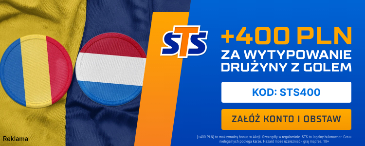 Rumunia - Holandia - bonus bukmacherski w STS