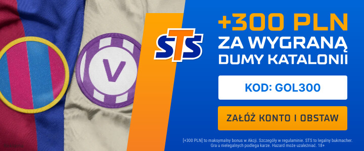 300 zł za wygraną Barcelony z Real Valladolid