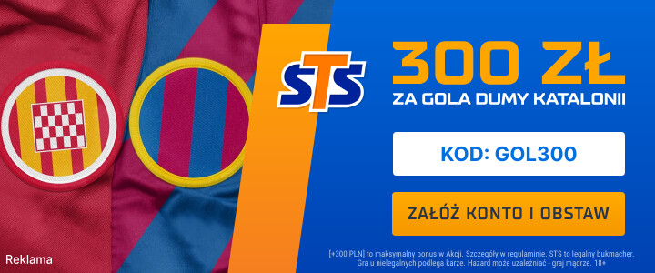 300 PLN za gola Barcelony w meczu z Gironą