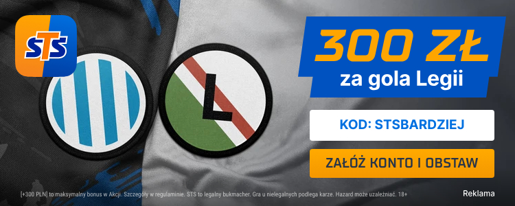 TSC – Legia Warszawa typy, kursy, bonus 24.10