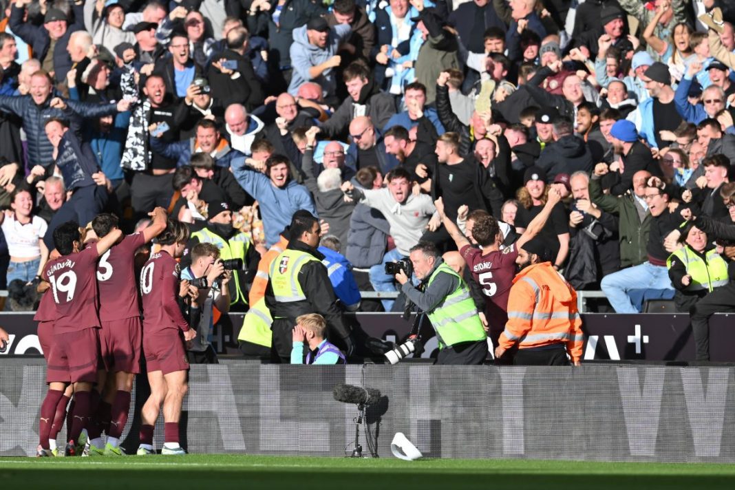 Radość piłkarzy Manchesteru City.