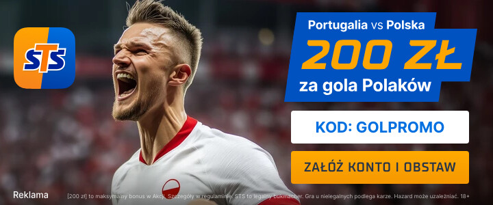 200 PLN ZA GOLA POLSKI W MECZU Z PORTUGALIĄ