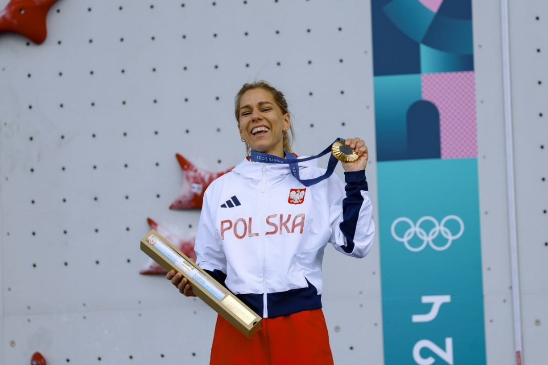 Aleksandra Mirosław ze złotem olimpijskim.