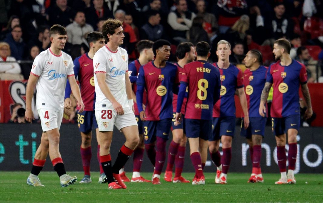 Radość piłkarzy FC Barcelony.