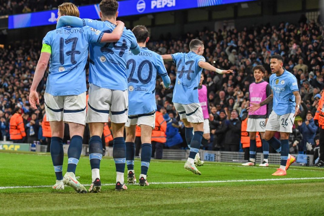 city-real-typy-kursy-bonus Radość piłkarzy Manchesteru City.