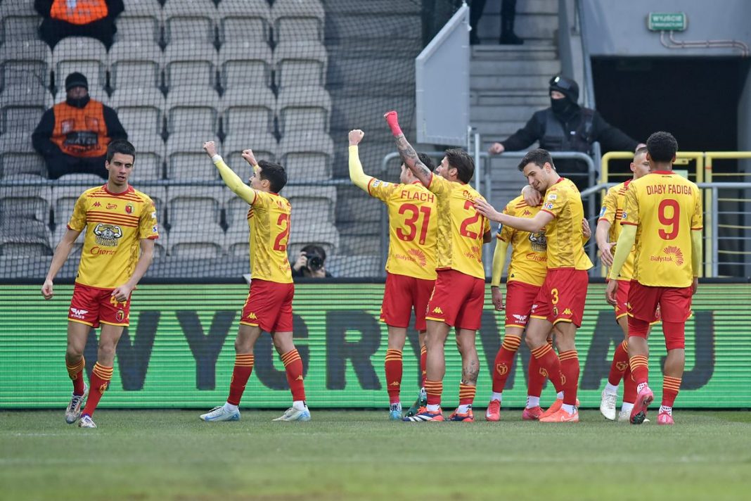 Radość piłkarzy Jagiellonii.