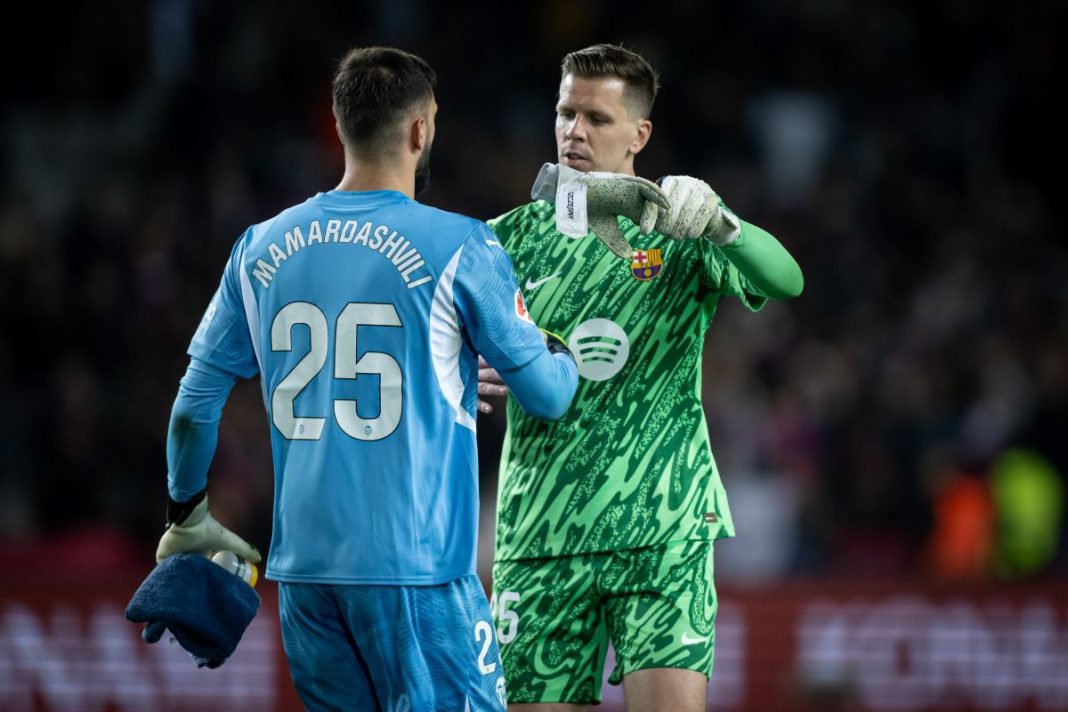 Mamardashvili i Szczęsny po mezu.