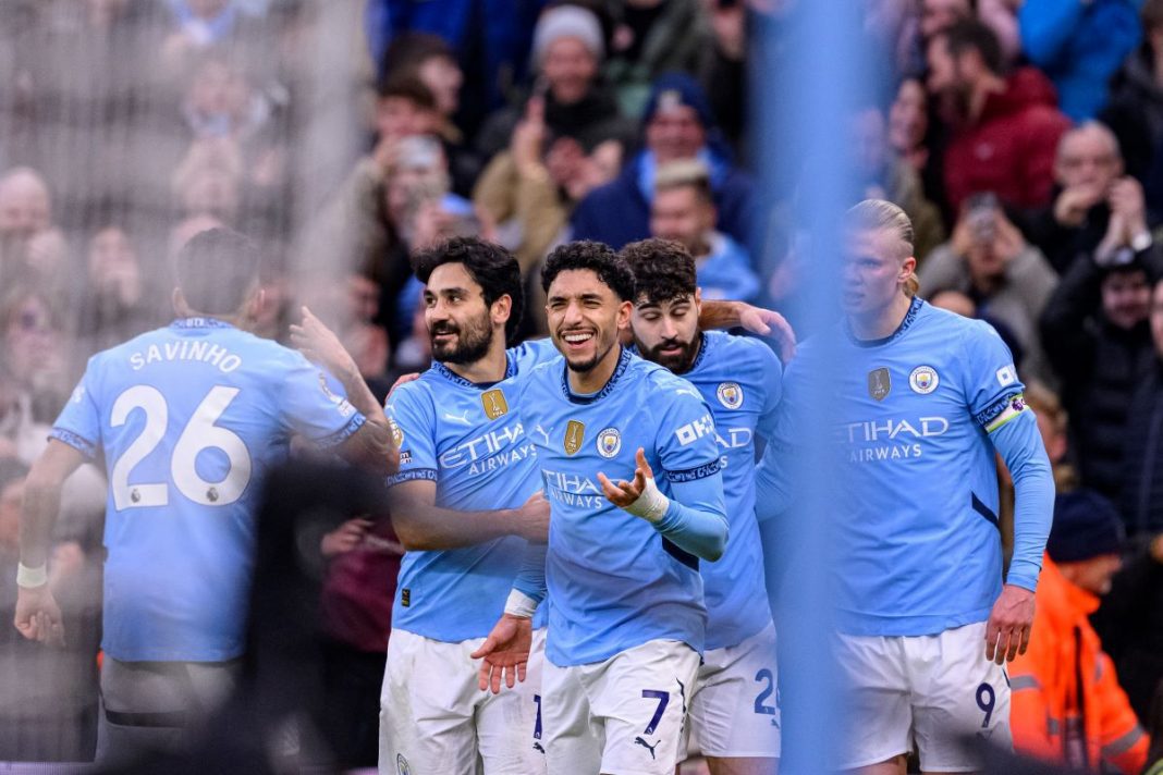 Radość piłkarzy Manchesteru City.