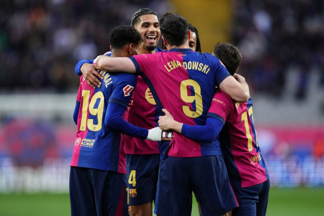 barcelona-osasuna-typy-kursy-bonus Radość piłkarzy Barcelony.