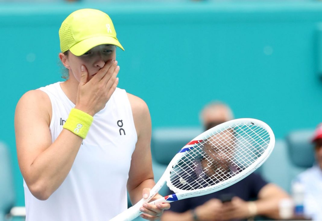 eala-swiatek-wta-miami Rozczarowana Iga Świątek.