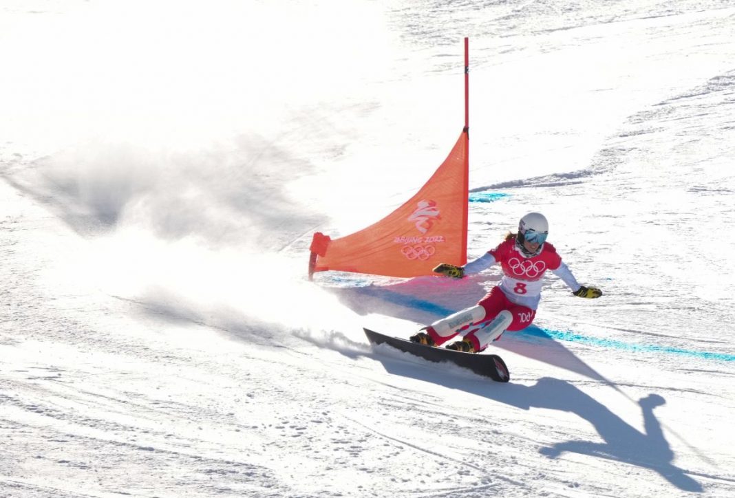 Aleksandra Król-Walas w trakcie jazdy.