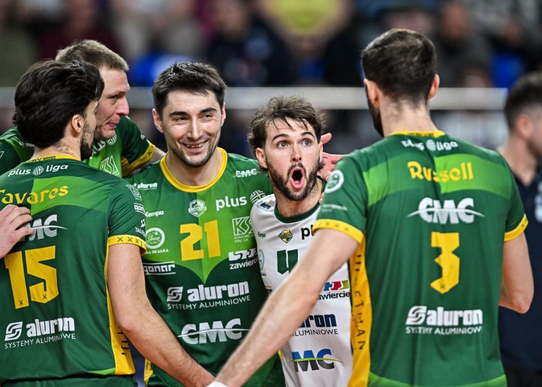 luneburg-warta-zawiercie-liga-mistrzow Radość siatkarzy Aluron CMC Warty Zawiercie.