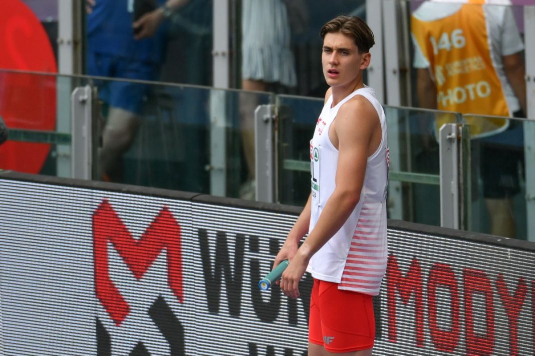 maksymilian-szwed-wicemistrz-hme-apeldoorn Maksymilian Szwed na bieżni.