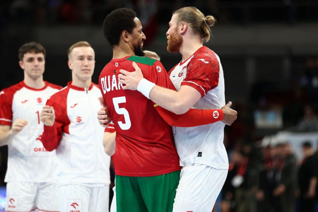 Maciej Gębała po meczu z Portugalią.