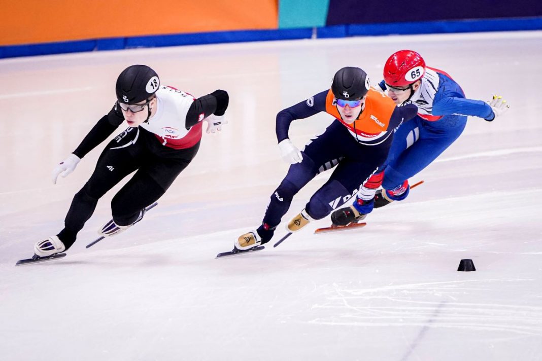 Michał Niewiński w trakcie rywalizacji.