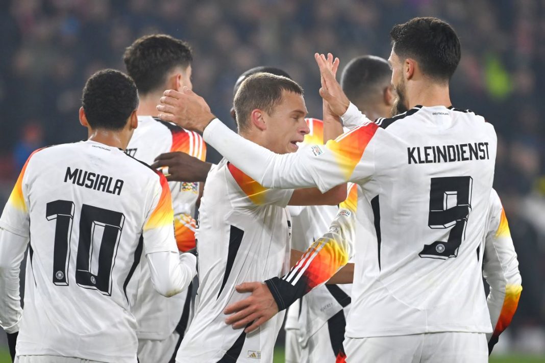 Radość piłkarzy reprezentacji Niemiec.