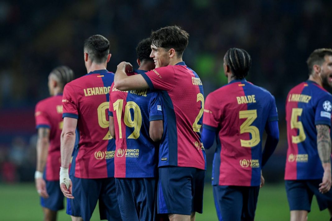 barcelona-celta-typy-kursy-bonus Radość piłkarzy Barcelony.