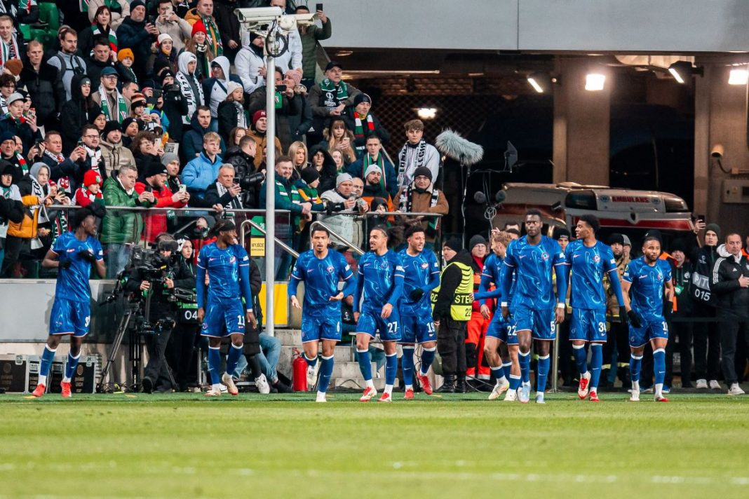 Radość piłkarzy Chelsea.