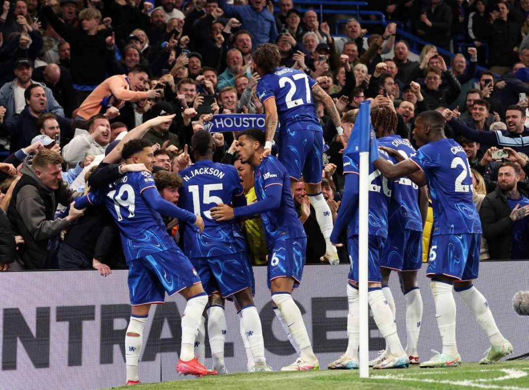 legia-chelsea-typy-kursy-bonus Radość piłkarzy Chelsea.