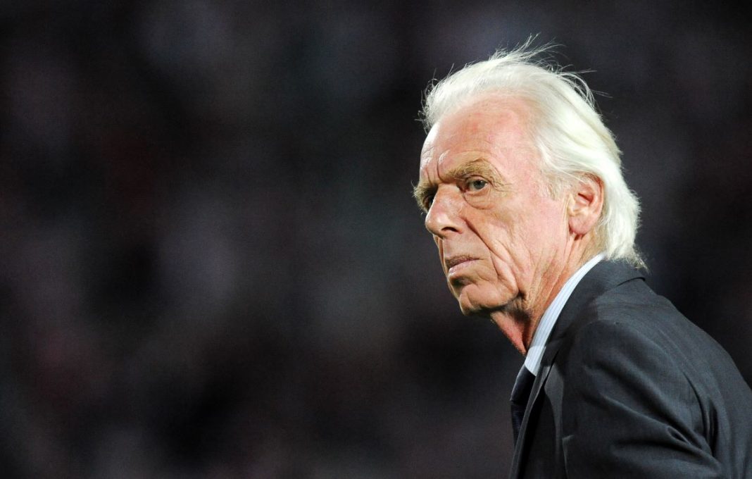 Leo Beenhakker na zbliżeniu.