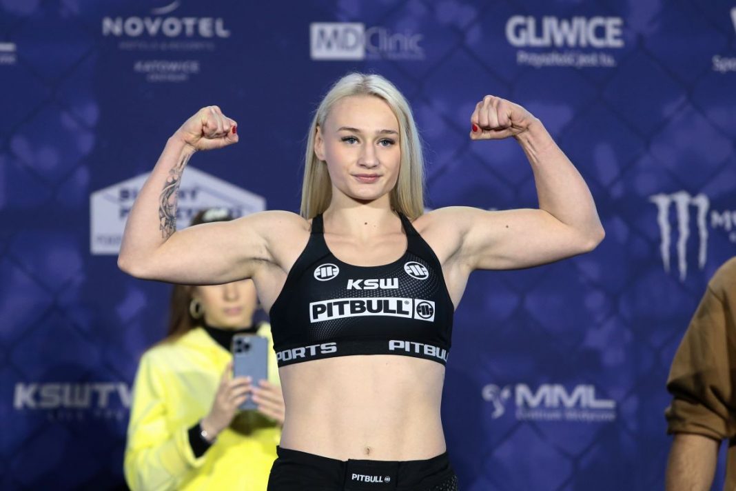 Wiktoria Czyżewska na warzeniu.