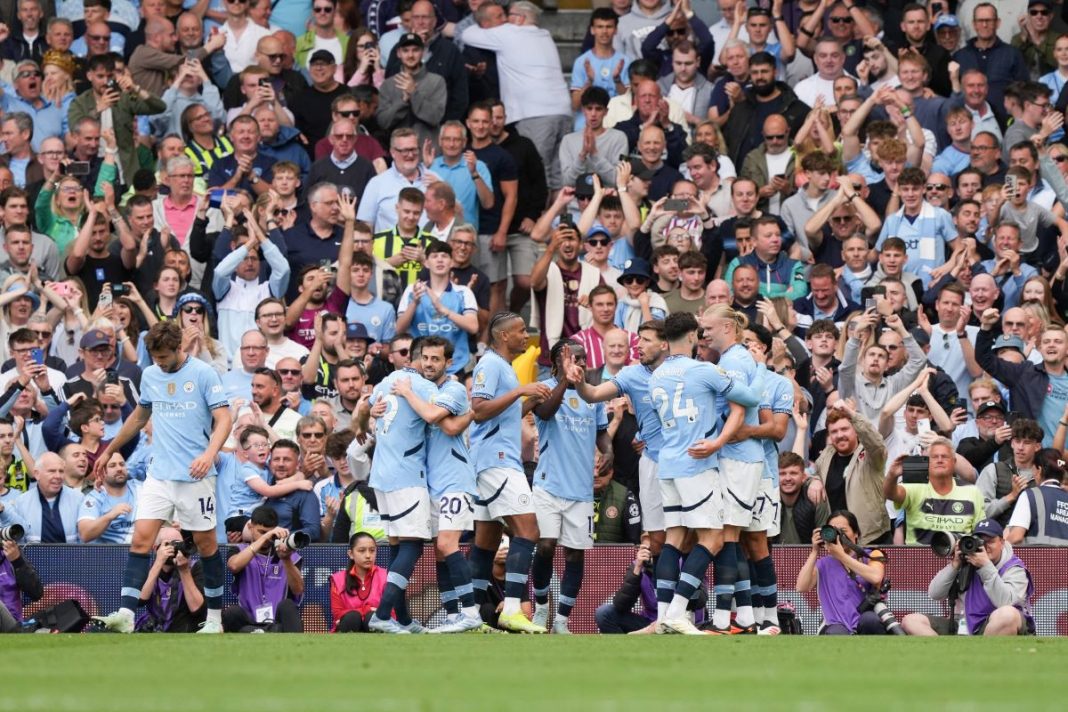 Radość piłkarzy Manchesteru City.