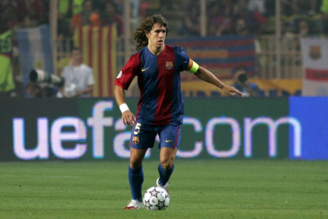 Carles Puyol w barwach FC Barcelony.