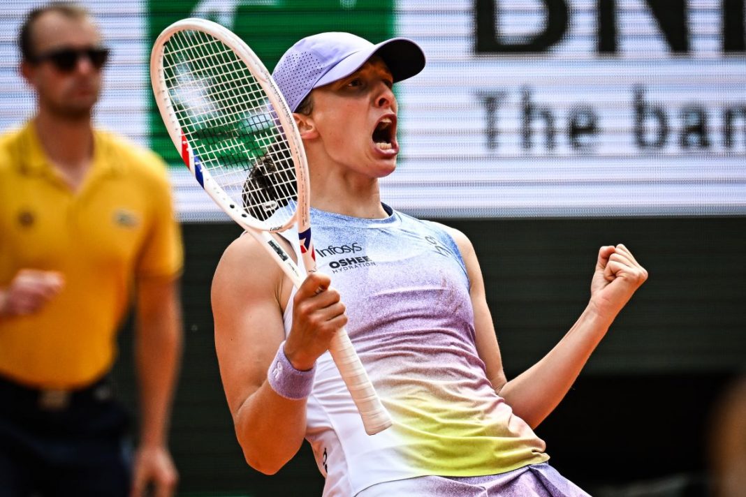 Radość Igi Świątek.