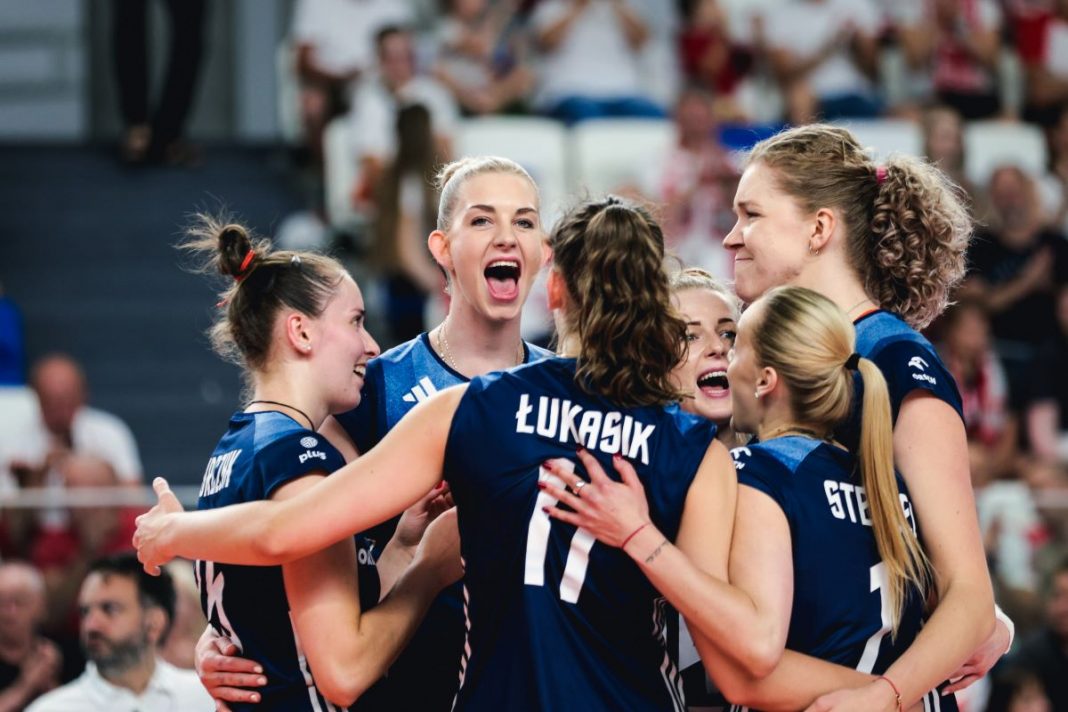 tajlandia-polska-liga-narodow-siatkowka Radość siatkarek reprezentacji Polski.