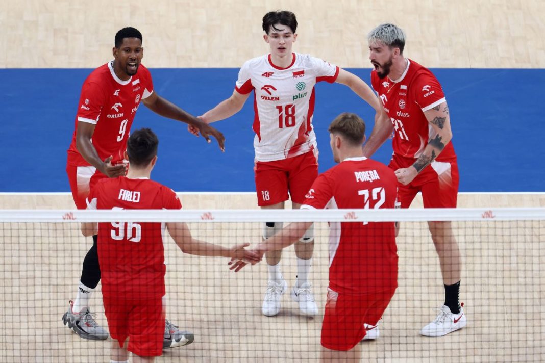 Radość polskich siatkarzy.