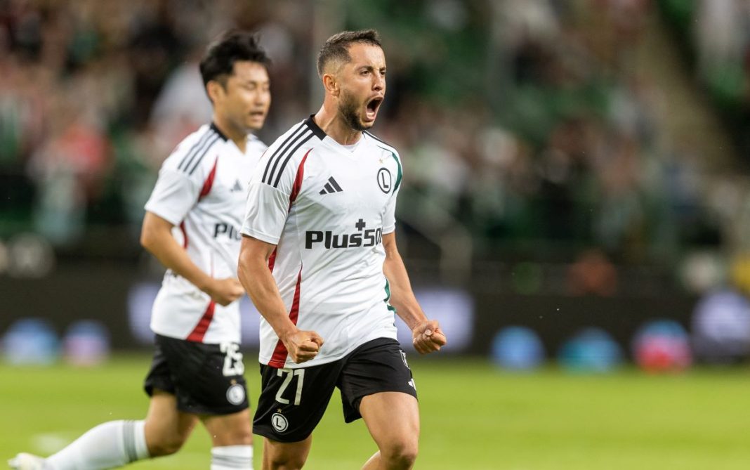 Radość Biczachczjana po golu dla Legii.