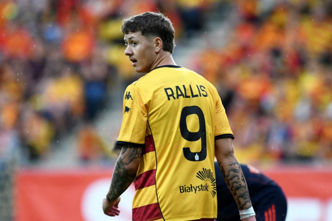 Dimitris Rallis w koszulce Jagiellonii.