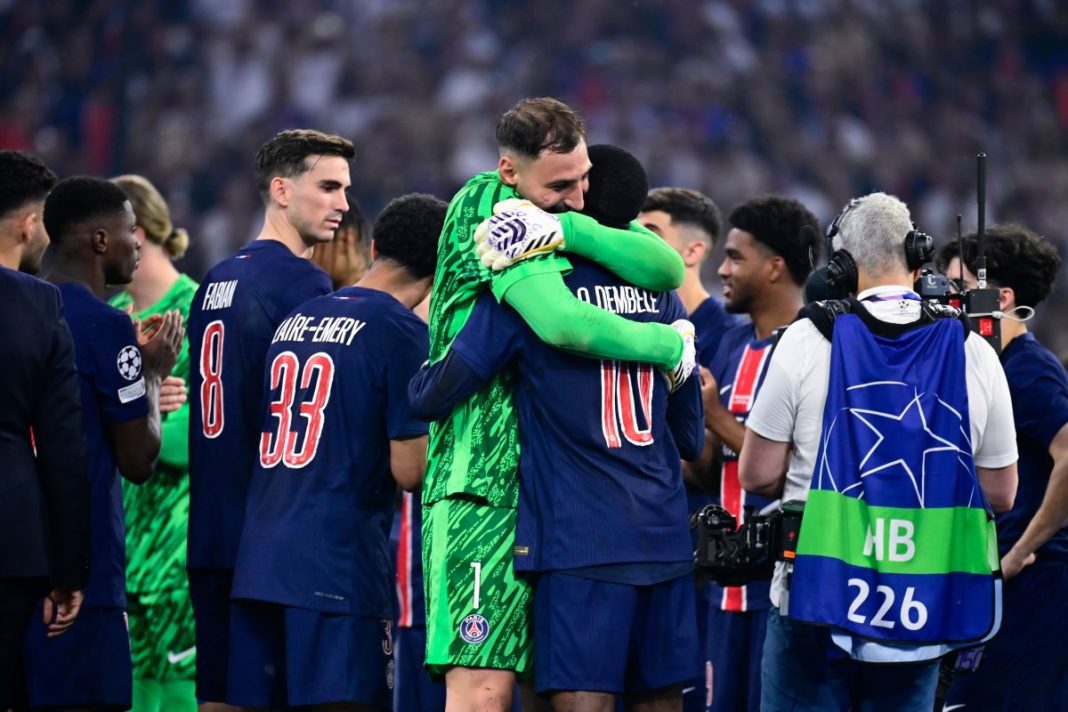 Radość piłkarzy PSG.