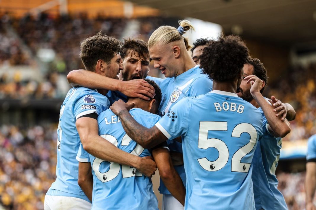 Radość piłkarzy Manchesteru City.