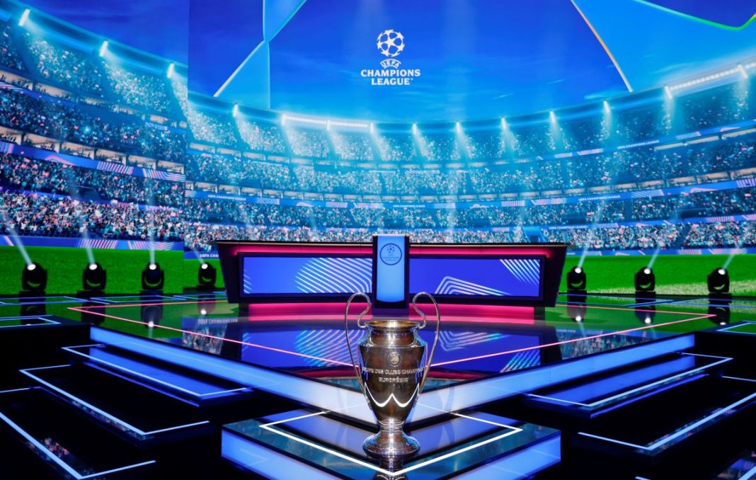 Studio losowania europejskich pucharów.