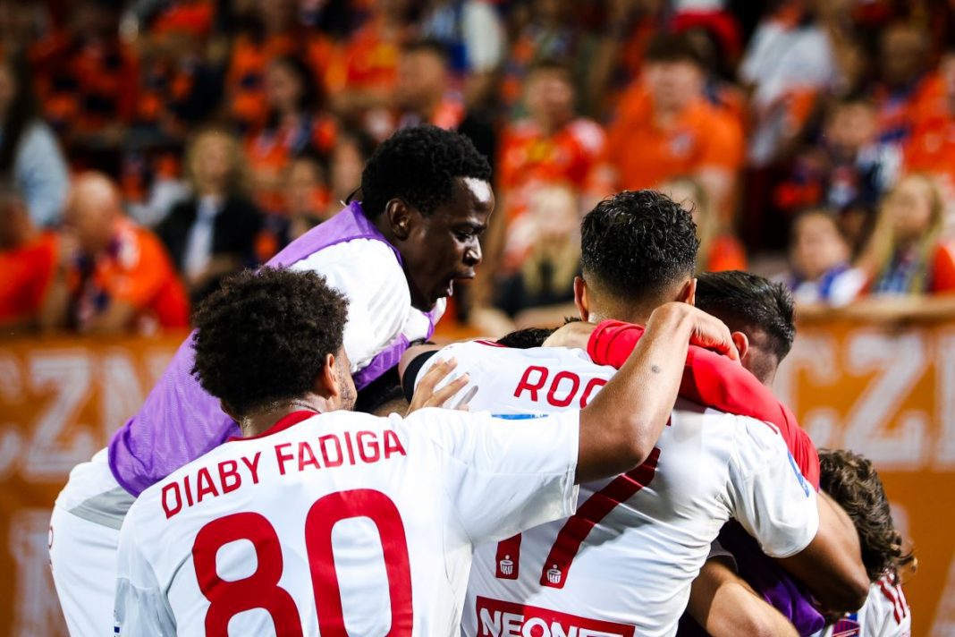 Radość piłkarzy Rakowa Częstochowa.