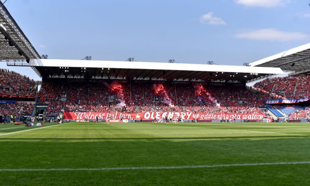 Kibice Wisły Kraków.