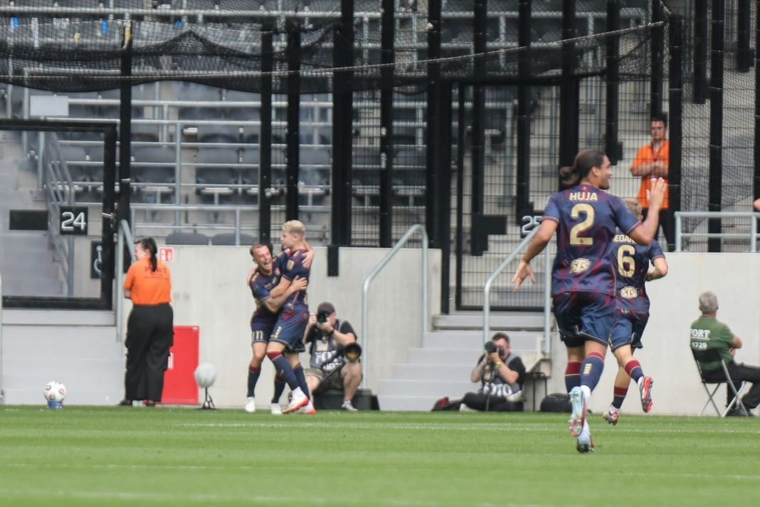 Radość piłkarzy Pogoni Szczecin.