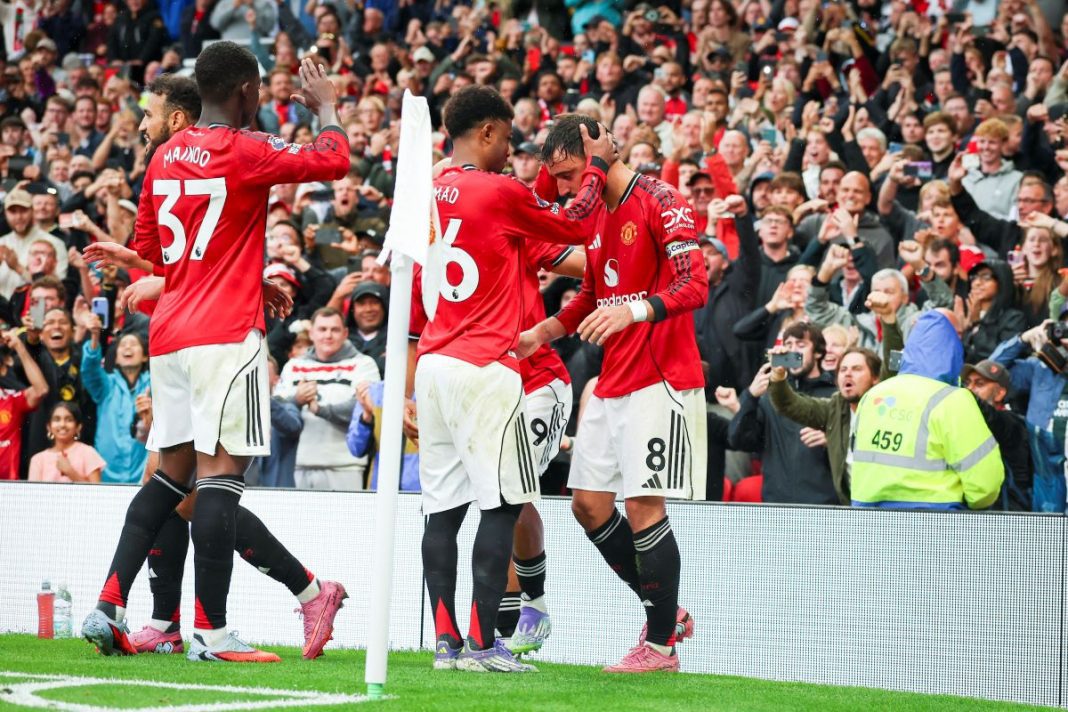 Radość piłkarzy Manchesteru United.