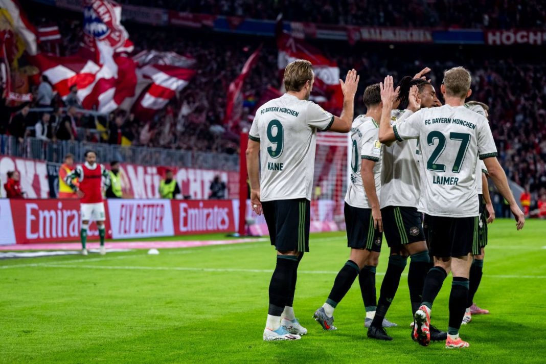 Radość piłkarzy Bayernu.