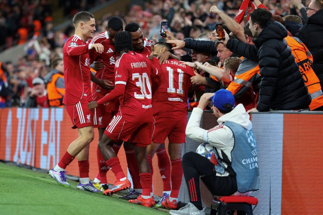 Radość piłkarzy Liverpoolu.