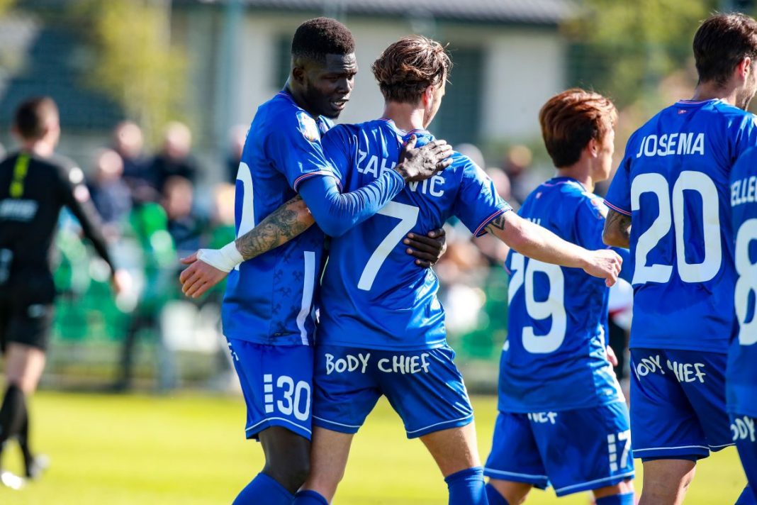 Radość piłkarzy Górnika Zabrze.